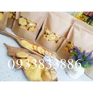 "Túi zip giấy" bao bì thực phẩm khô, (1 ký nguyên)