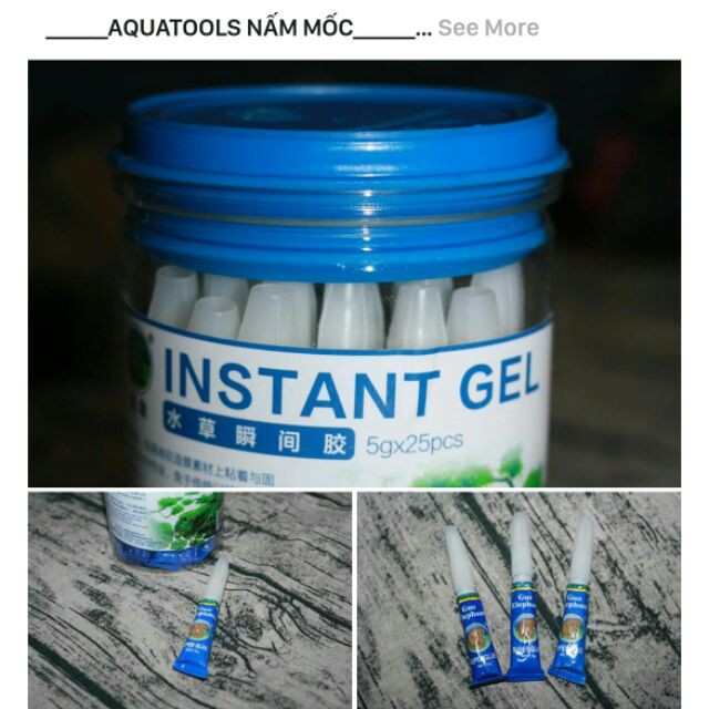 Keo Dán Rêu INSTANT - Keo dán cây thuỷ sinh