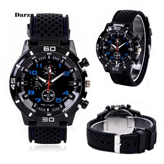 Đồng hồ đeo tay mặt tròn thiết kế thể thao cho nam