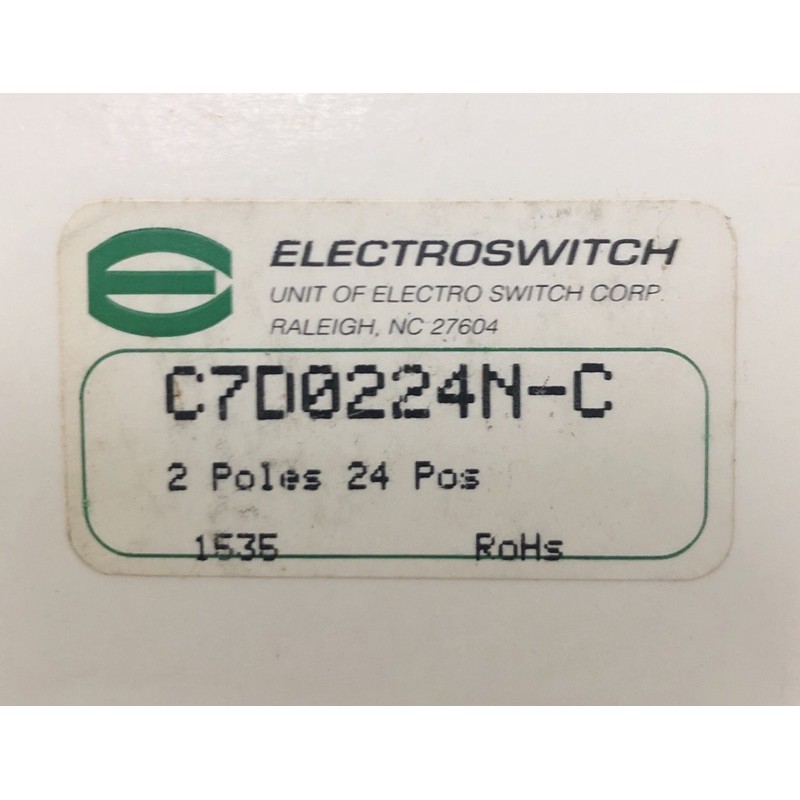 Công tắc xoay 2 cực 24 tiếp điểm ELECTROSWITCH