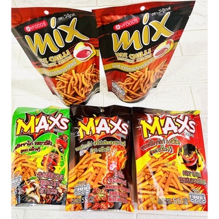 Snack tăm cay bim bim que mix vị ớt cay thái lan gói 60g