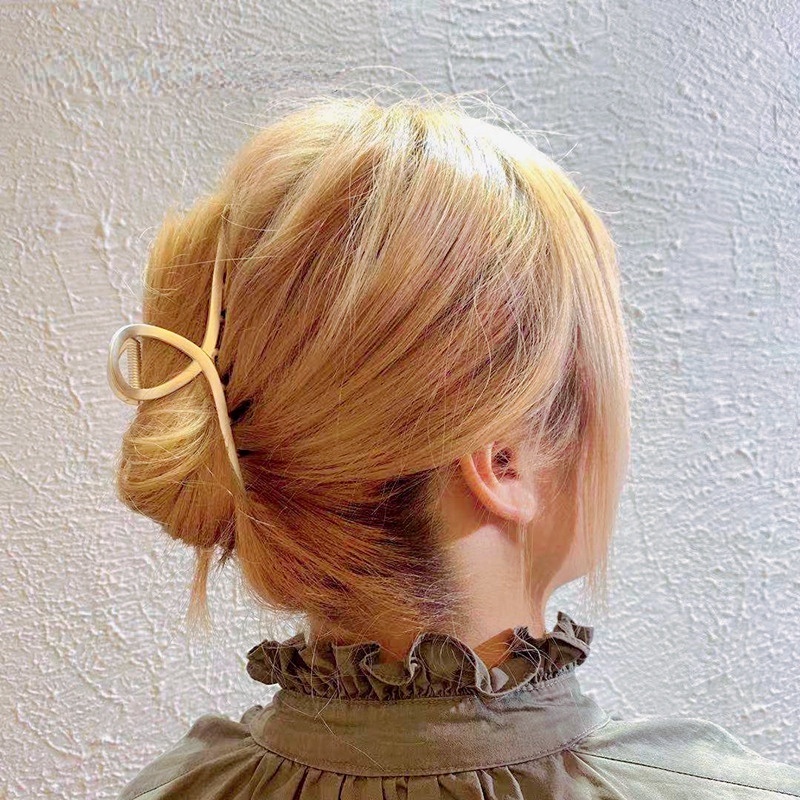 Kẹp Cá Mập Bằng Kim Loại Thanh Lịch Thời Trang Hàn Quốc