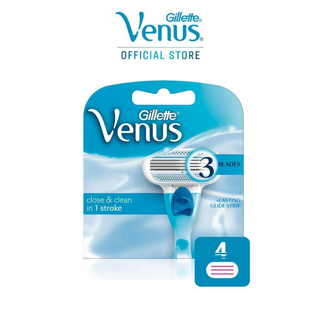 Đầu Dao Cạo Gillette Venus 3 Classic Lưỡi Hộp 4 Cái