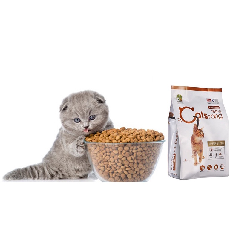 [AN TOÀN – TIẾT KIỆM] Thức ăn cho mèo mọi lứa tuổi Catsrang 400g-1kg  cam kết hàng chuẩn, đảm bảo tiêu chí 6 không