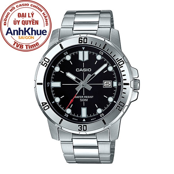 Đồng hồ nam dây kim loại Casio Standard chính hãng Anh Khuê MTP-VD01D-1EVUDF (45mm)