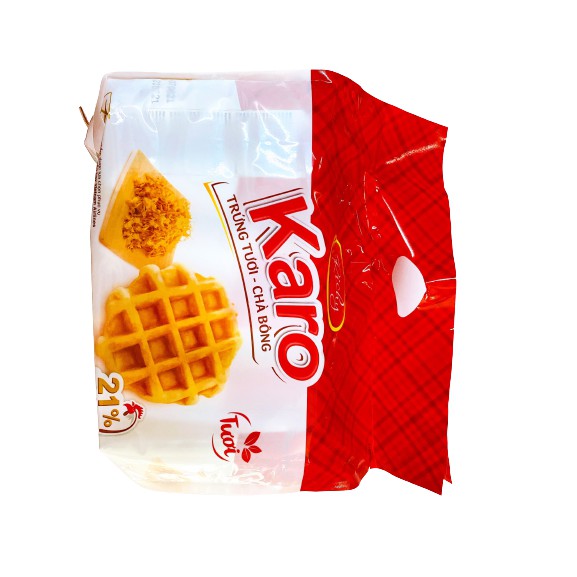 Túi bánh mì Karo chà bông tươi 6 cái