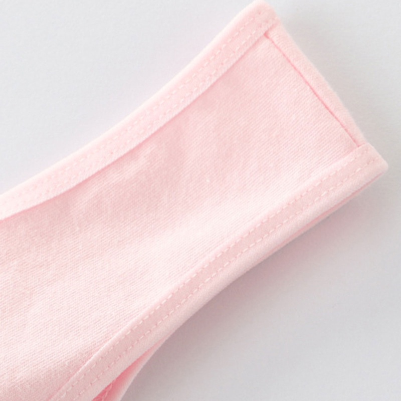 Áo Ngực Cotton Dây Bản Rộng In Họa Tiết Hoạt Hình Động Vật Thắt Nơ Cho Nữ Tuổi Teen