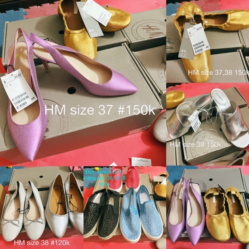 Giầy dép nữ thời trang lẻ size thanh lý