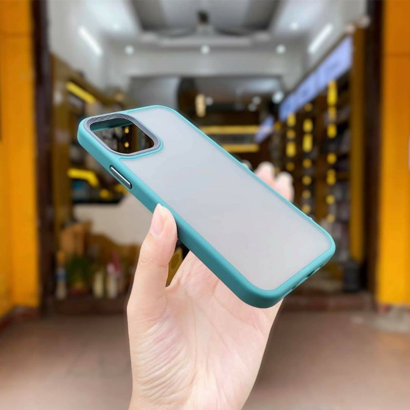 Ốp LƯNG NHÁM VIỀN MÀU iPhone 14 Pro max/ 14 Pro/ 14 plus/ 13 pro max chính hãng likgus