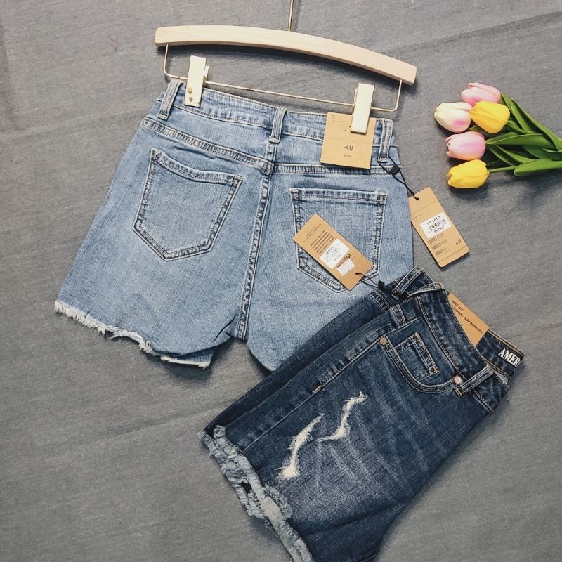 Quần short jean nữ chất xịn co giãn siêu cá tính