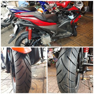 Cặp vỏ lốp xe Dunlop SC Smart cho NVX, trước 110/80-14 sau 140/70-14, vỏ ko ruột - giá 1 cặp