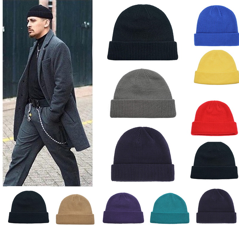 Mũ / Nón Len Màu Trơn Beanie Nhiều Màu Cho Nam/Nữ Dài 30cm