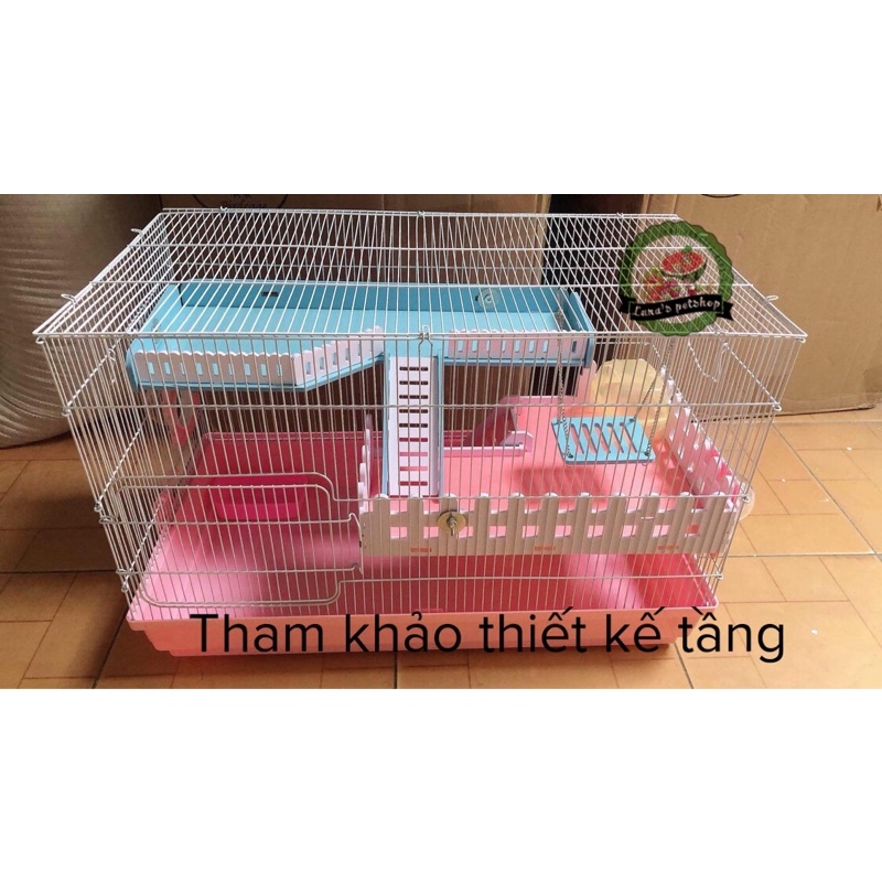 Tầng thang lớn. Tầng thang lắp ráp gắn lồng sắt. Tầng thang lắp ráp. Tầng thang lắp ráp lớn cho hamster