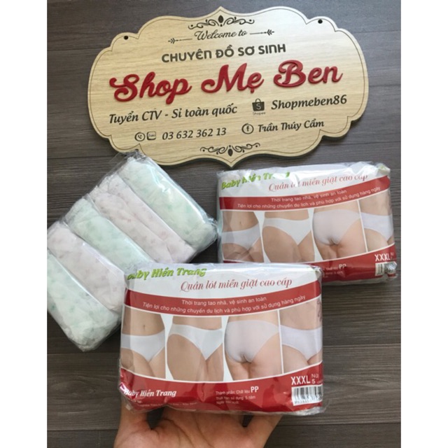 Quần lót giấy cao cấp - 5 chiếc | BigBuy360 - bigbuy360.vn