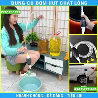 Bơm hút chất lỏng đa năng đơn giản, tiện dụng kèm 2 khóa , dụng cụ bơm hút nước, xăng dầu, chất lỏng..