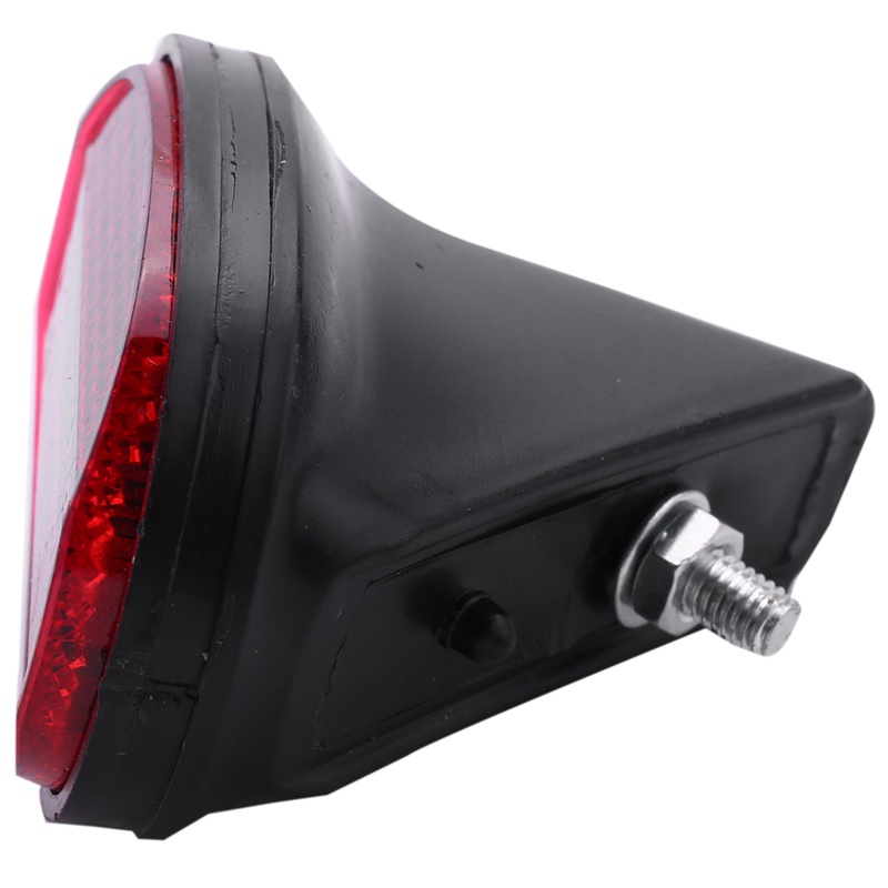 FENDER 1 Tấm Chắn Bùn Phản Quang Hình Oval Gắn Đuôi Xe Đạp Đen