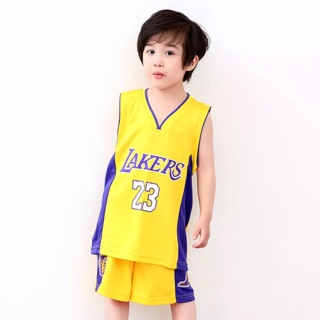 [Xả kho thanh lý] Bộ đồ thể thao bé trai 23Lakers [14-48kg]