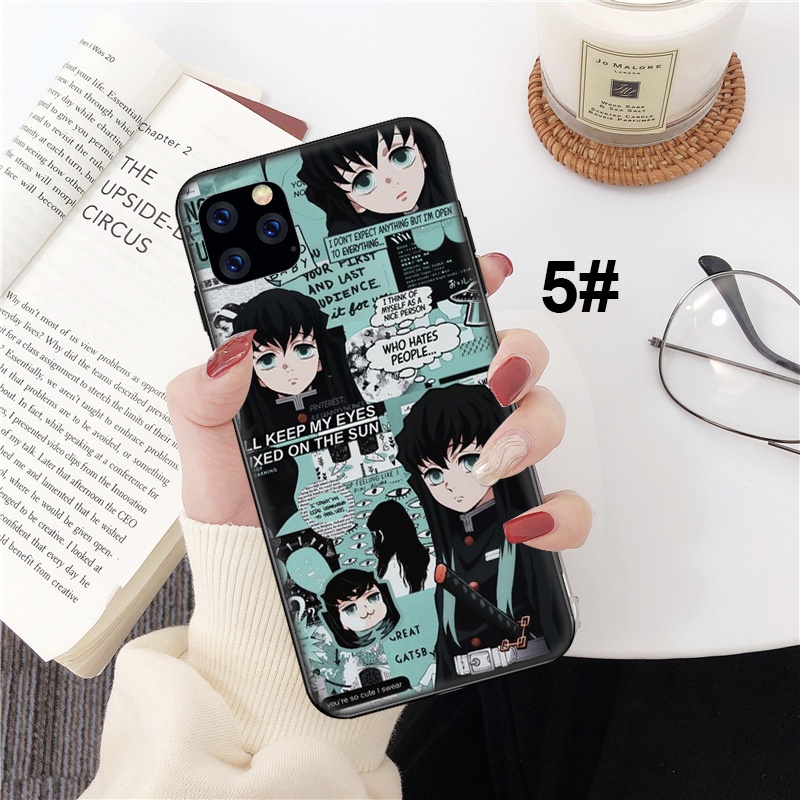Ốp Điện Thoại Mềm Hình Anime Demon Slayer Cho iPhone 7 8 7+ 8+ 6+ 6S+ XR XS Max 5 5s C28