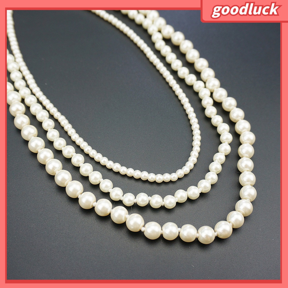Dây Chuyền Chuỗi Hạt Ngọc Trai Nhân Tạo Cho Nữ