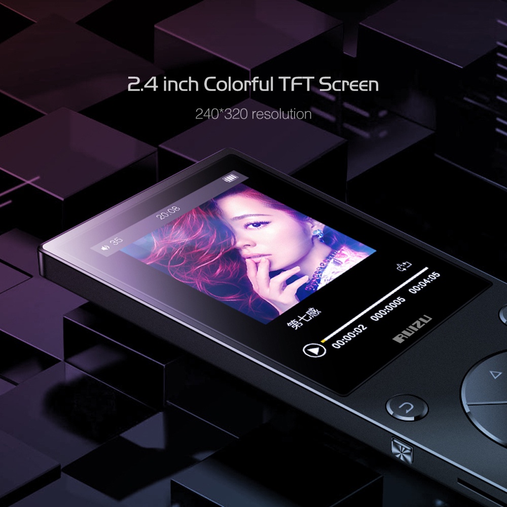 Máy Nghe Nhạc MP3 FAAEAL RUIZU D11 Kết Nối Bluetooth 8GB Âm Thanh HiFi Có Loa Tích Hợp Đài FM Hỗ Trợ Thẻ Nhớ TF