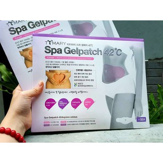 Miếng dán giảm mỡ bụng 42 độ C Spa Gelpatch( full hộp 5 miếng)