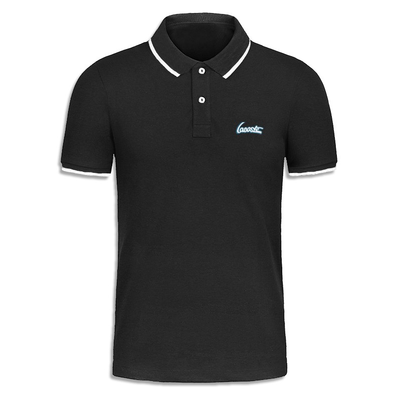 Lacoste Áo Thun Polo Ngắn Tay Thời Trang Mùa Hè Dành Cho Nam / Size S-3xl