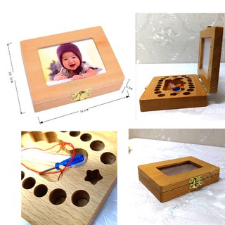 Hộp Đựng Răng Sữa, Tóc Máu, Cuống Rốn Kèm Khung Hình Cho bé