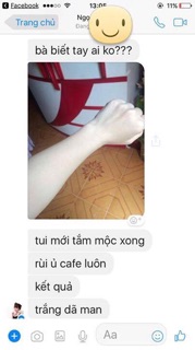 Ủ trắng Cafe