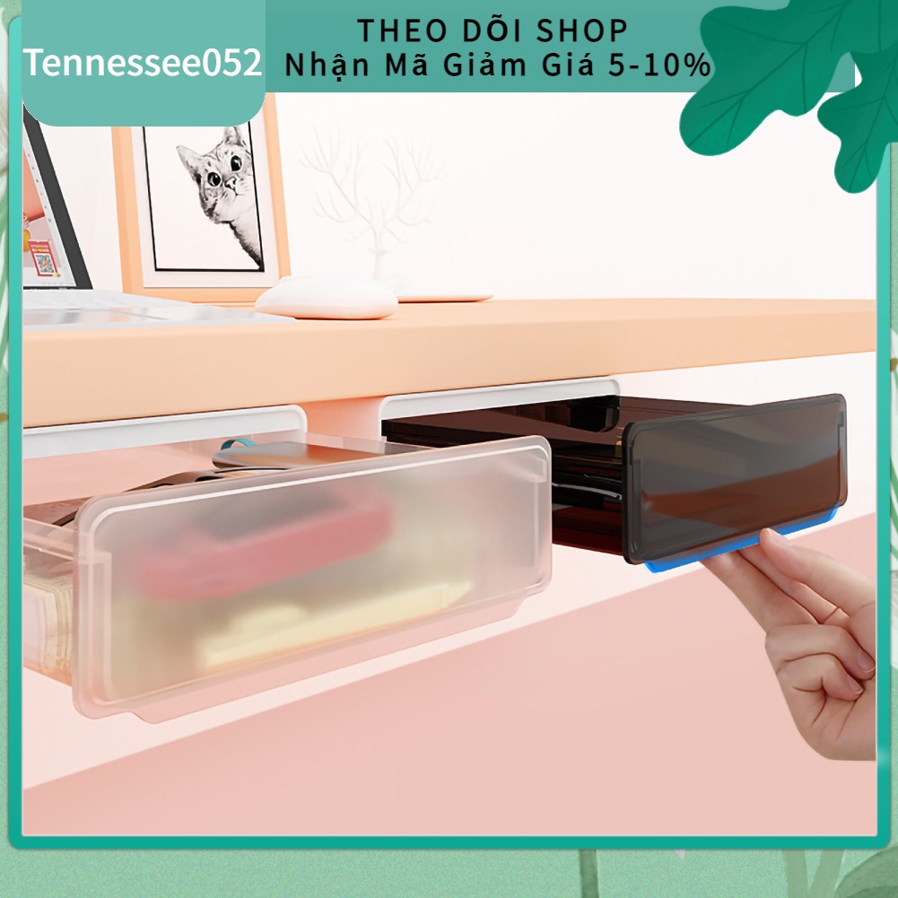 [Hàng Sẵn] Ngăn kéo đa năng dán dưới mặt bàn hoặc tủ bếp ABS【Tennessee052】