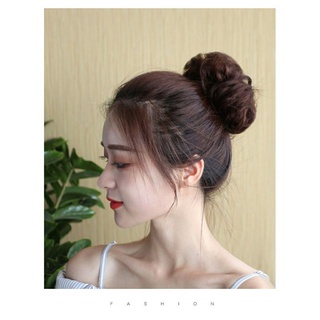 Tóc búi xoăn 😍Tóc thật 100%🥰 loại đẹp