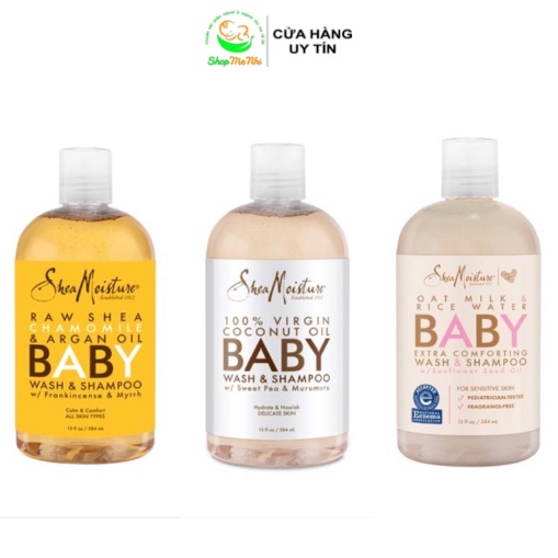Sữa tắm gội Shea Moisture cho bé.