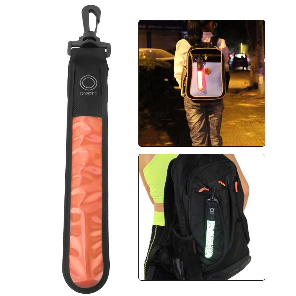 Hàng HOT Đèn LED Cảnh Báo An Toàn Đeo Cánh Tay/Balo Phản Quang Đa Màu Sắc Khi Chơi Thể Thao Ngoài Trời chuyền sọc phản chiếu LED ban đêm【Southdakota051】