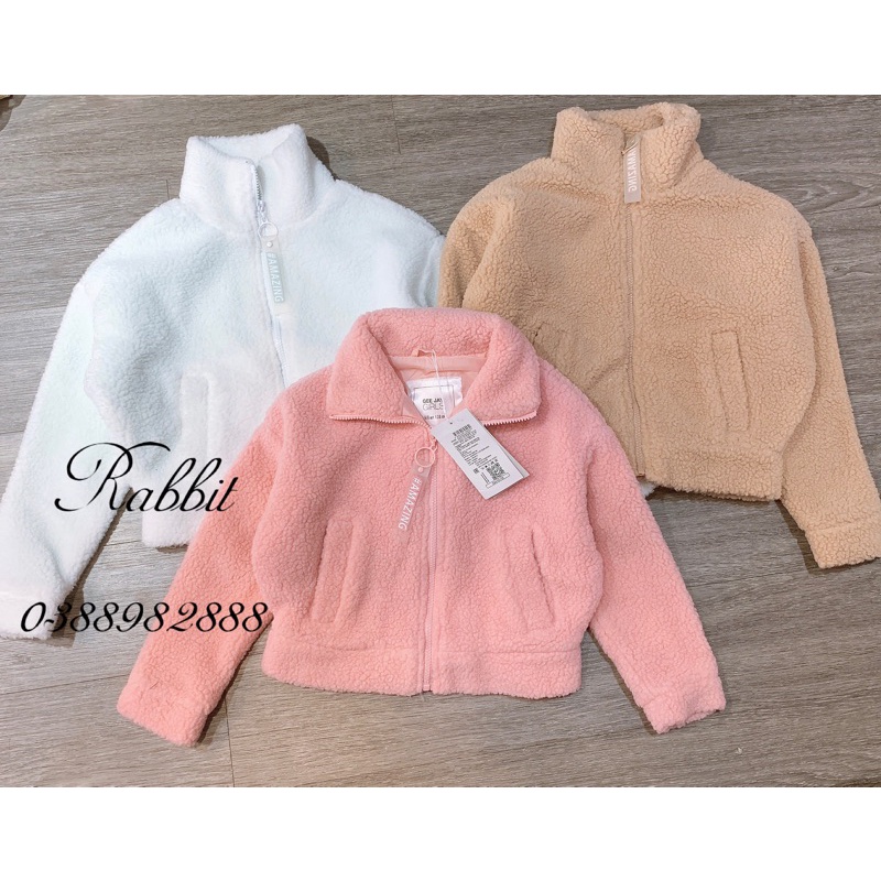 Áo khoác bomber lông cừu Geejay