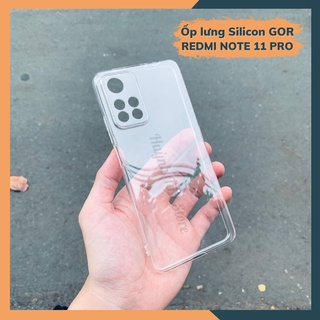 Ốp lưng redmi note 11 4g 5g note 11 pro plus silicon trong suốt chính hãng GOR bảo vệ camera phụ kiện huỳnh tân store
