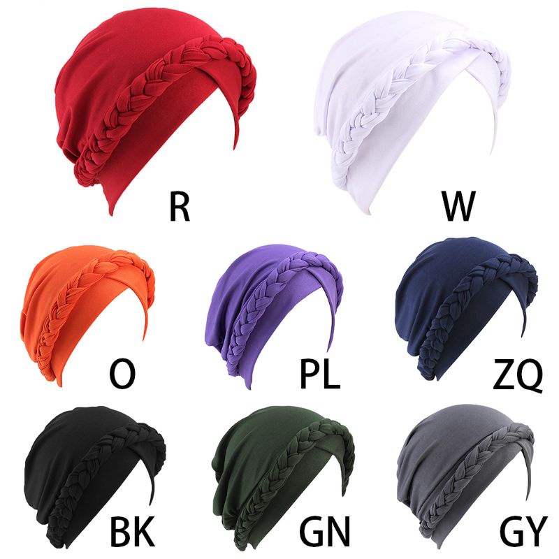 Mũ Trùm Đầu Phong Cách Ấn Độ Hồi Giáo 8 Màu Sắc Tùy Chọn