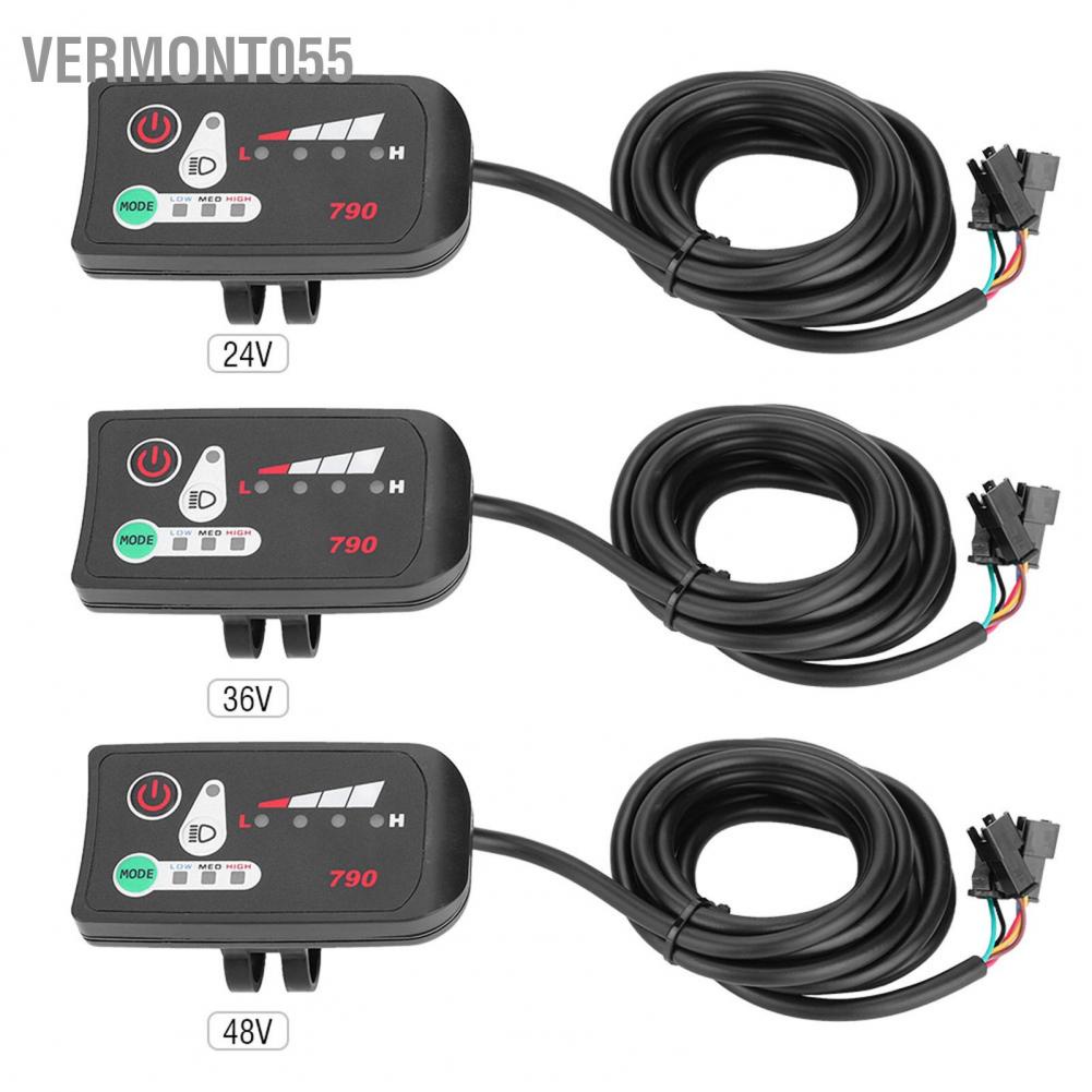 Vermont055 Waterproof LED Display Control Panel DIY Accessory Part for Electric Bike Scooter