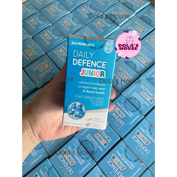 {MẪU MỚI CÓ THÌA} MEN VI SINH TĂNG ĐỀ KHÁNG MŨI HỌNG DAILY DEFENCE JUNIOR