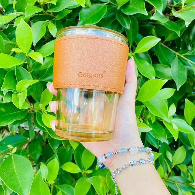 🥃 LY THUỶ TINH BỌC BAO DA 🥃