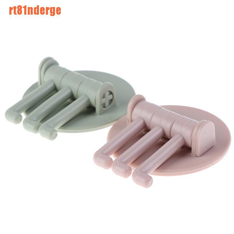 Móc Treo Đồ 3 Nhánh Dạng Xoay Sáng Tạo Cho Nhà Bếp Nhà Tắm