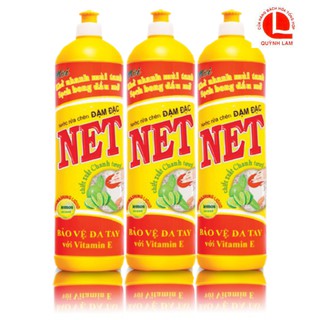 Nước rửa chén NET đậm đặc hương chanh 400gr