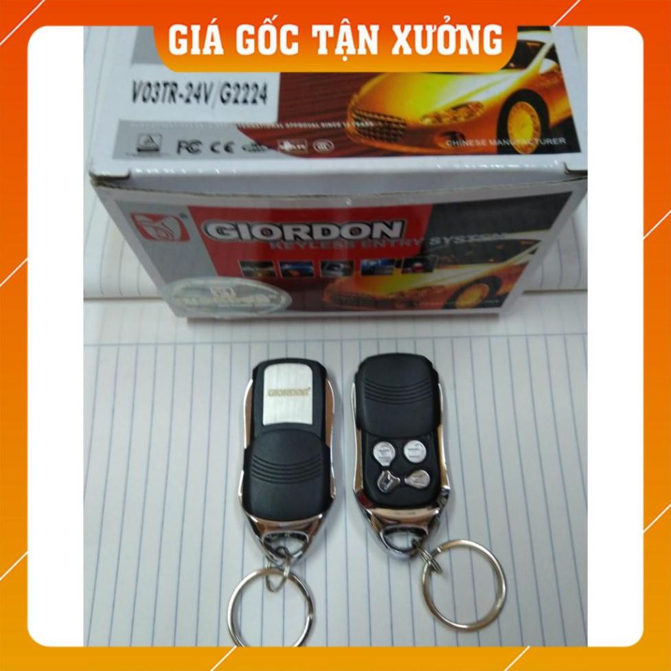 Bộ điều khiển khóa cửa ô tô Giordon 12V-24V(Rẻ vô địch) (Chuột mua riêng)