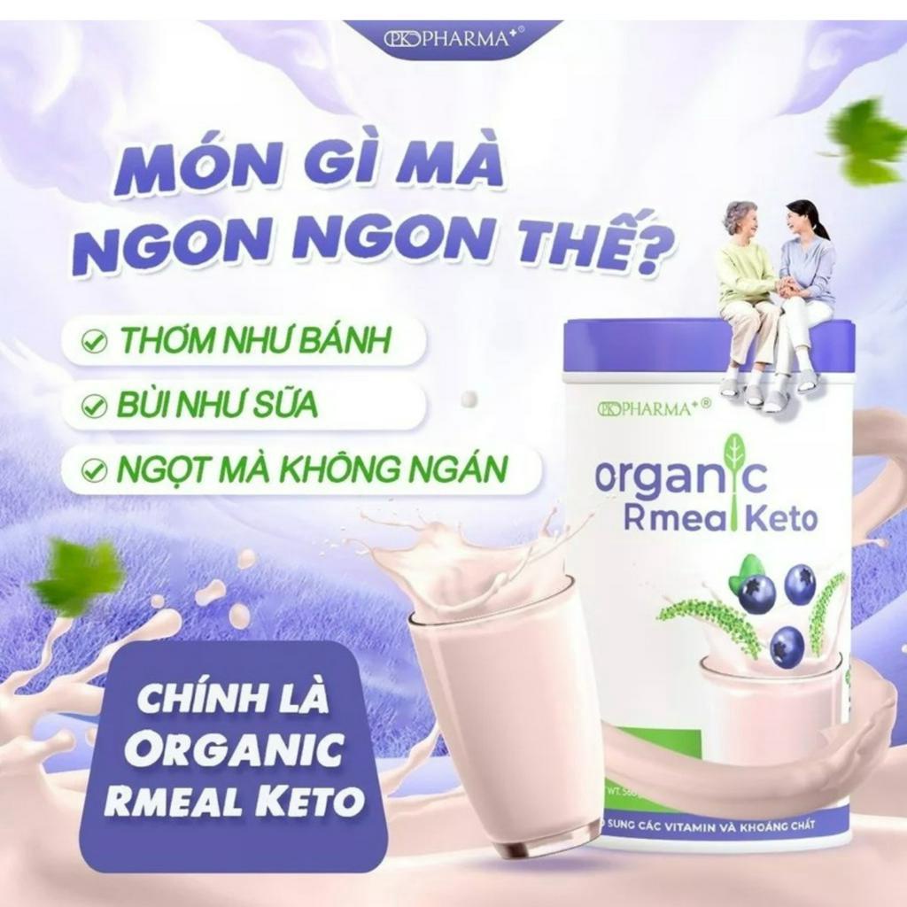 Organic Rmeal Keto Dr Lacir bữa ăn lành mạnh tăng sức đề kháng kiểm soát cân nặng bổ sung dinh dưỡng, 300g và 560g