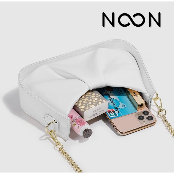 Túi xách nữ, đeo chéo NOON kèm dây phối hạt trai NB36
