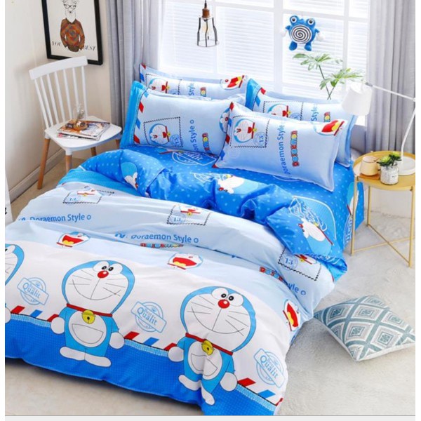 Set 5 Món Chăn Phao Drap Gối ( Chăn Phao Siêu Nhẹ) Gồm 1 Chăn Phao 2 áo gối 1 áo gối ôm 1 Drap Bọc Đủ Kích Thước album01