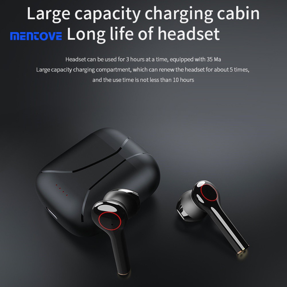 Tai nghe không dây kết nối Mentove L31 TWS Bluetooth 5.0 HD âm thanh HiFi và phụ kiện