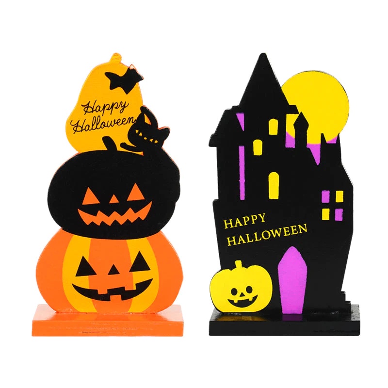 Daiso Halloween Bảng gỗ trang trí