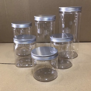 Hũ nhựa nắp nhôm CÓ KÈM NẮP CHẶN nhiều cỡ (50ml/100ml/200ml/500ml/750ml/1000ml)