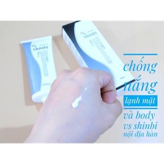 [ Chính hãng date mới ] Sữa chống nắng lạnh dành cho da mặt và body VS Shinbi Genie Hàn Quốc