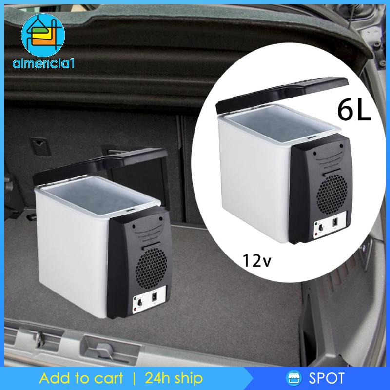 Tủ Lạnh Mini 6L 12V Almencla1 Tiện Dụng Mang Theo Du Lịch Cắm Trại