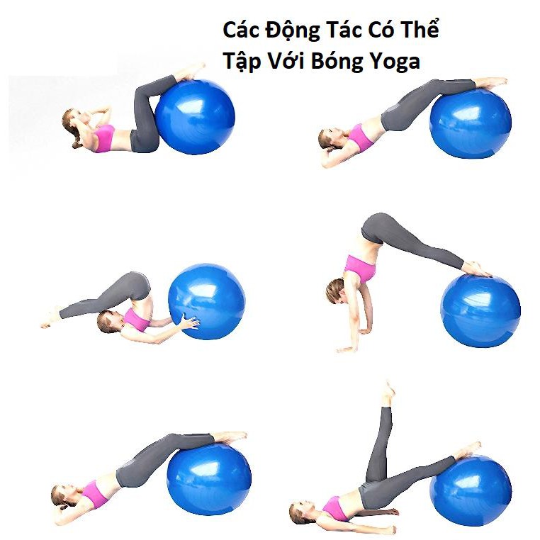 Bóng tập Yoga GymBall cao cấp ❤️ FREESHIP ❤️ bóng tập gym